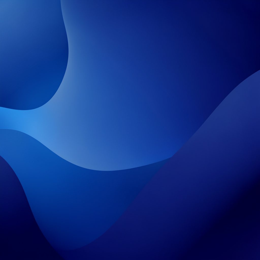 Painel abstrato em azul-marinho e creme, com formas orgânicas suaves que evocam acolhimento e reunião.